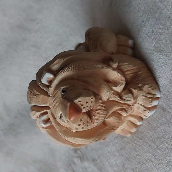 Artensania Rinconada hand crafted leo lion figure from Uruguay signed - Picture 1 of 10